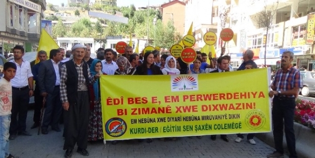 Hakkari Kurdi-der’den Anadil Yürüyüşü