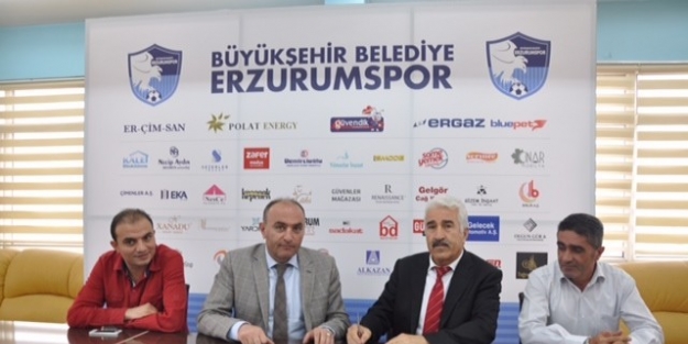 Ergaz - Bluepet Erzurumspor’a Sponsor Oldu