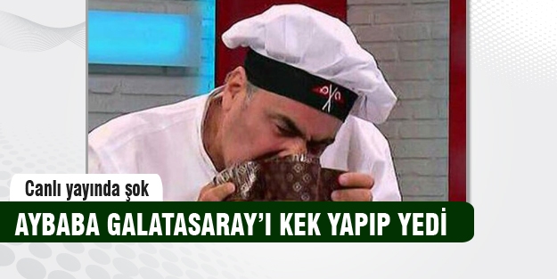 Adnan Aybaba Galatasaray'ı kek yapıp yedi - İZLE