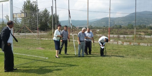 Başkan Güneş’ten Futbol Sahasına İnceleme