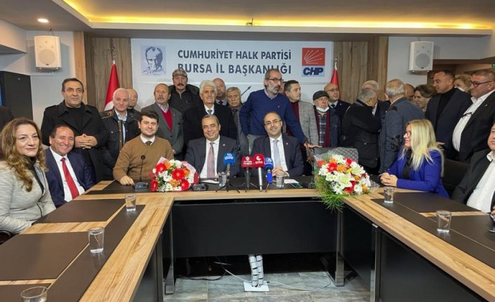 CHP Bursa'da İl Başkanlığı'nda devir teslim