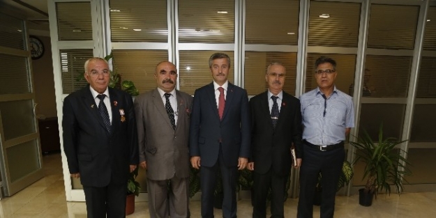 Başkan Tahmazoğlu, Gazi Temsilcilerini Ağırladı