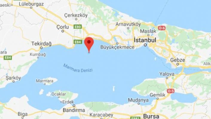 Marmara'da deprem meydana geldi