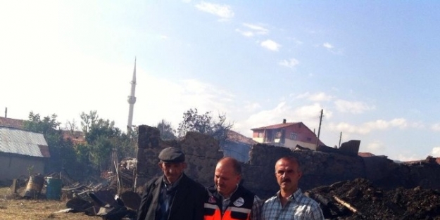 Mangallar Köyünde Hasar Tespiti Yapıldı
