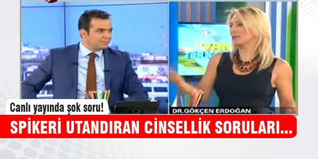 Canlı yayında gelen cinsellik soruları sosyal medyayı salladı