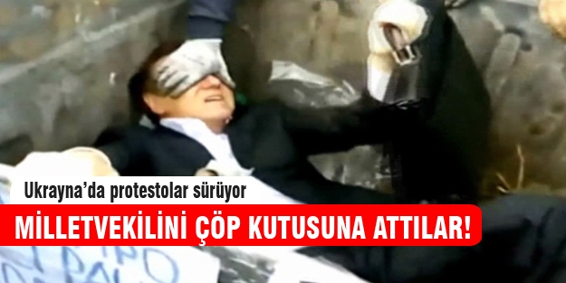 Milletvekilini çöpe attılar - İZLE