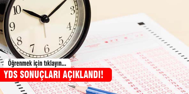 YDS sonuçları açıklandı!