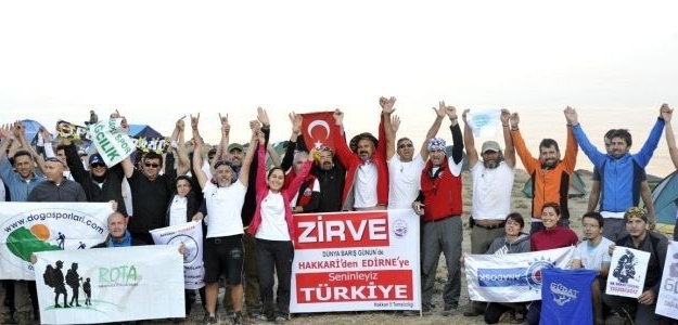 Güdat’tan Süphan Dağı’na Dünya Barışına Çağri Tırmanışı