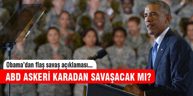 Obama'dan beklenen IŞİD'de müdahale açıklaması geldi