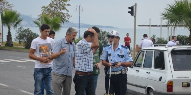 Fatsa’da Otobüs İle Otomobil Çarpişti: 2 Yaralı