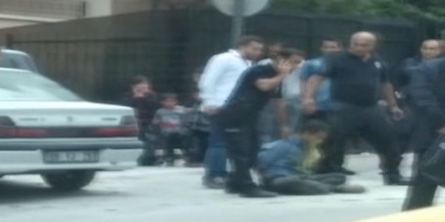 Üzerine benzin döküp kendini yakmak istedi