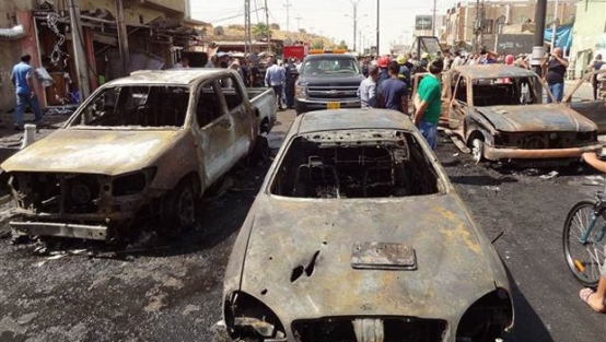 Bomba yüklü motosiklet dehşet saçtı