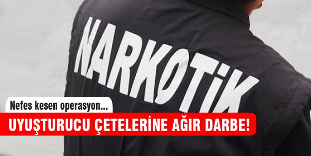 İstanbul'da nefes kesen narkotik operasyonu