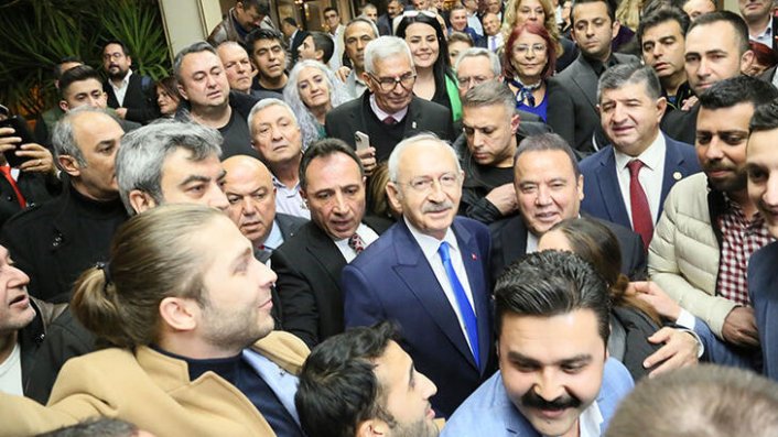 CHP Lideri Kılıçdaroğlu'na yoğun ilgi