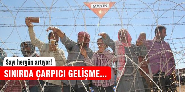 Sınırdan giriş yapan son kişi sayısı