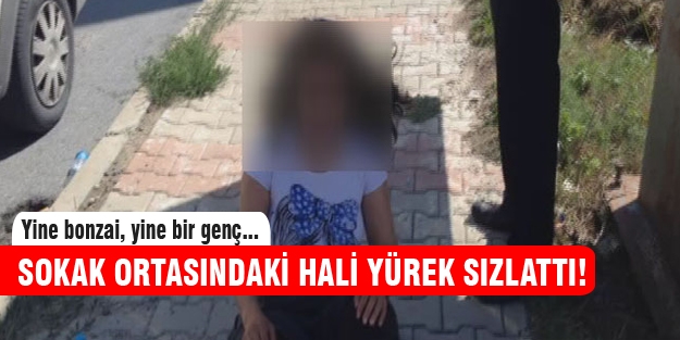 Bonzai kullanan kızın hali yürek burktu