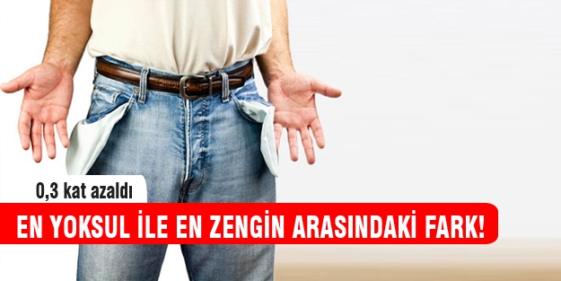 En yoksul ile en zengin arasındaki gelir farkı!