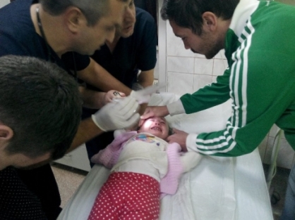 Bebeğin burnundan öyle bir şey çıktı ki!