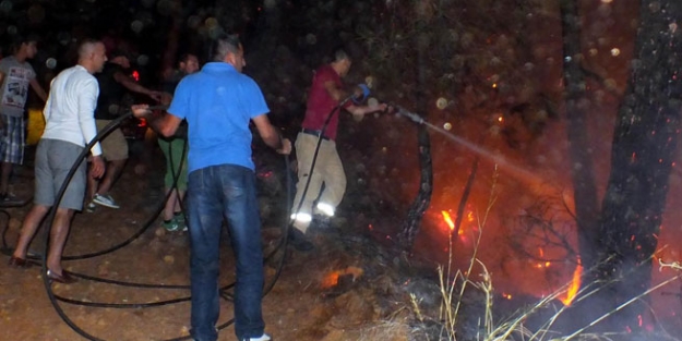 Madde bağımlıları yangın çıkardı!