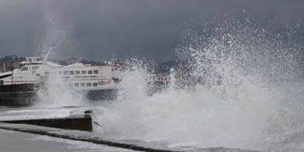 İDO ve BUDO seferlerine fırtına engeli