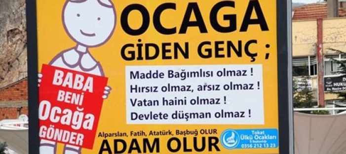 Dev kampanya "Baba beni ocağa gönder"