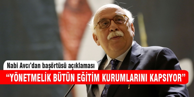 Nabi Avcı başörtüsü açıklaması