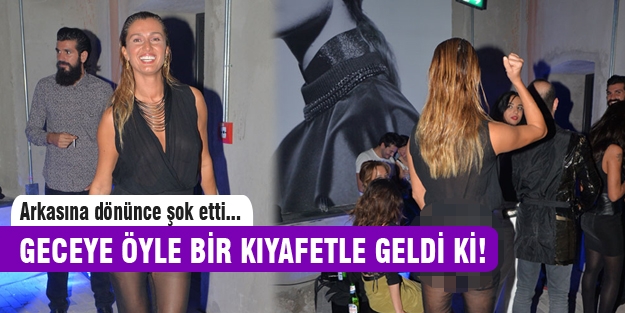 Tuğba Özay'ın transparan kıyafeti geceye damga vurdu