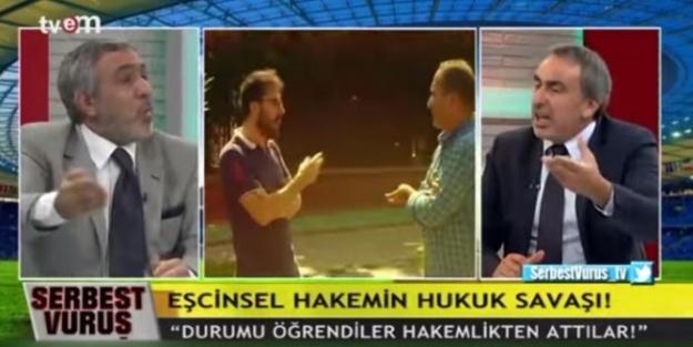 Eşcinsel hakem programı karıştırdı