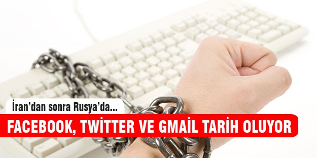 Twitter Facebook ve Gmail'i yasaklanıyor!