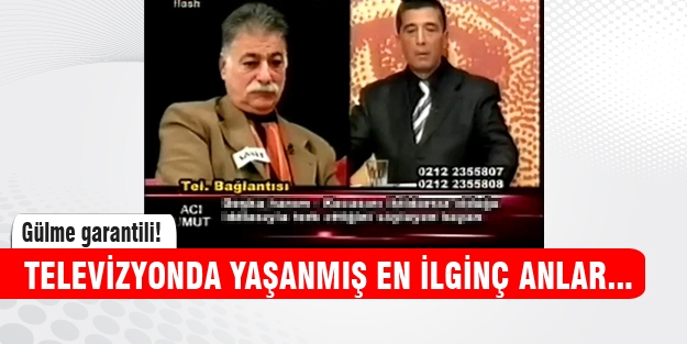 TV'de yaşanmış en komik anlar