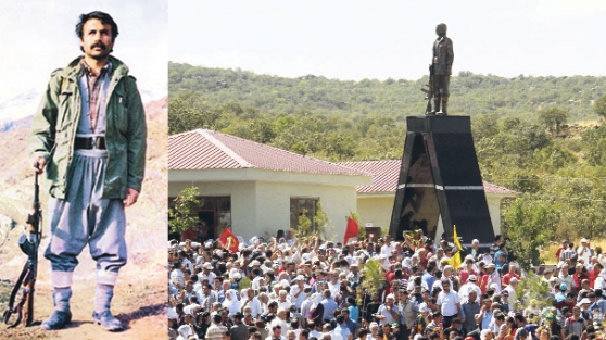 PKK Mahsum Korkmaz'dan sonra onun heykelini dikecekti