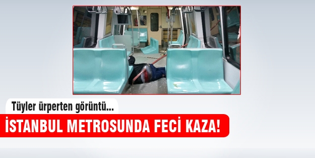 Metro kaza yaptı!