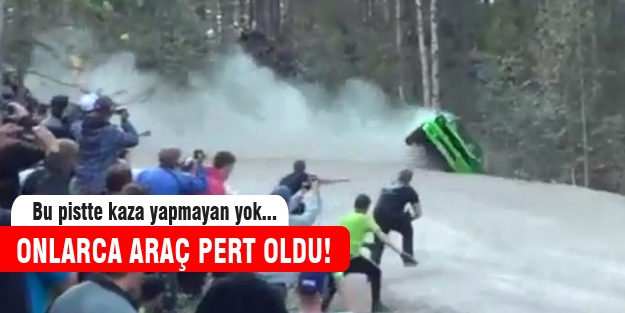 Bu pistte kaza yapmayan yok! İZLE