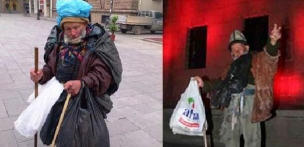 "Poşetli Dede para verenlere enayi derdi"