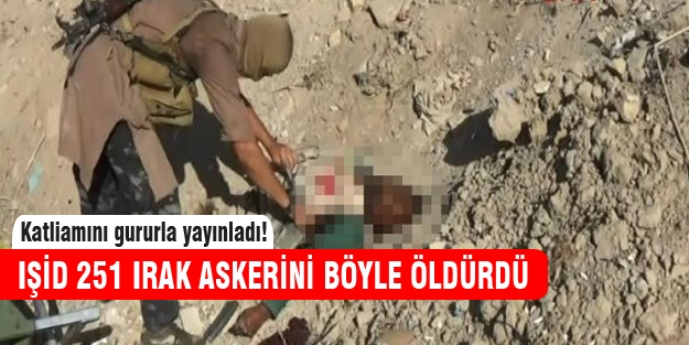 IŞİD onlarca askeri böyle öldürdü!