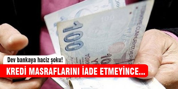 Dev bankaya haciz kararı