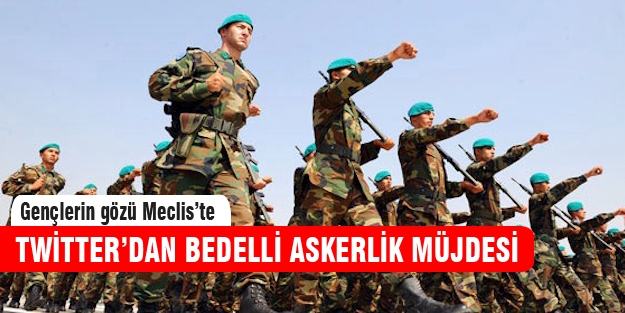 Bedelli müjdesini Twitter'dan verdi