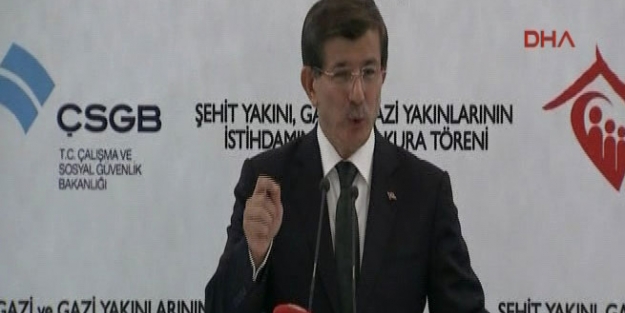 Davutoğlu kura çekim törenine katıldı