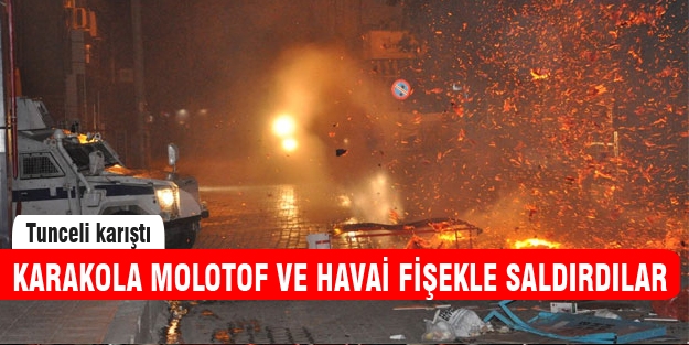 Polis karakoluna saldırı