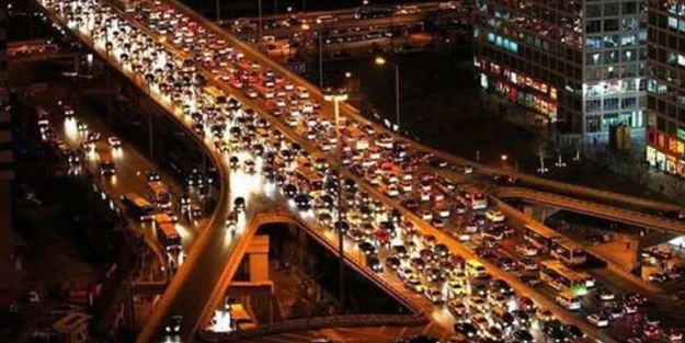 İstanbul'da trafik felç