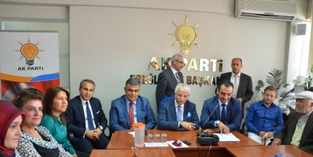 Ak Parti Ereğli İlçe Teşkilatı Bayramlaşma Programında Buluştu