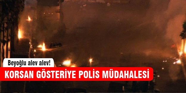 Beyoğlu sokaklarında gerginlik