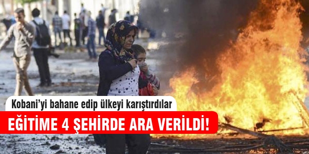4 şehirde eğitime ara verildi!