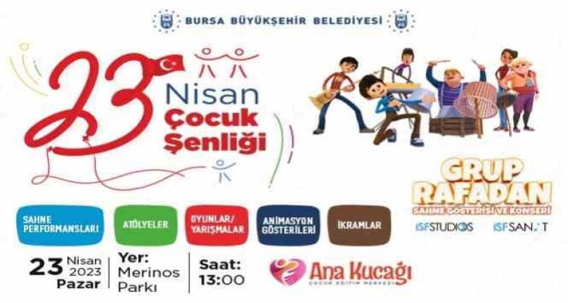 Bursa'da çocuklara çifte bayram