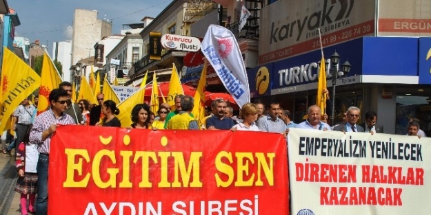 Aydın Eğitim-sen’den Işid Protestosu