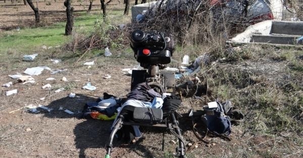 Çapa Makinesine Sıkışan Çiftçinin Ayakları Koptu