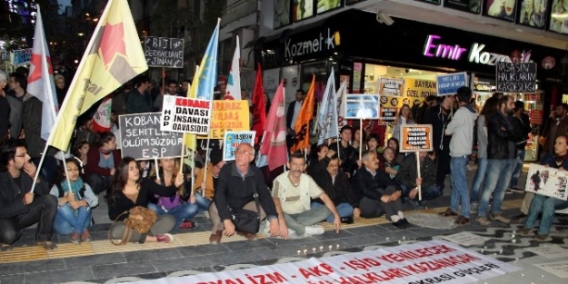 Samsun’da Işid Protestosu