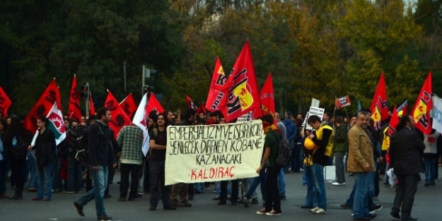 Ankara’daki Işid Eylemine Polis Müdahale Etti