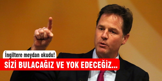 Nick Clegg "İslamiyeti çarpıtmasına izin vermeyeceğiz"
