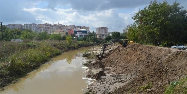 Çerkezköy Belediyesi Pınarça Ve Çorlu Derelerine Önlem Alıyor